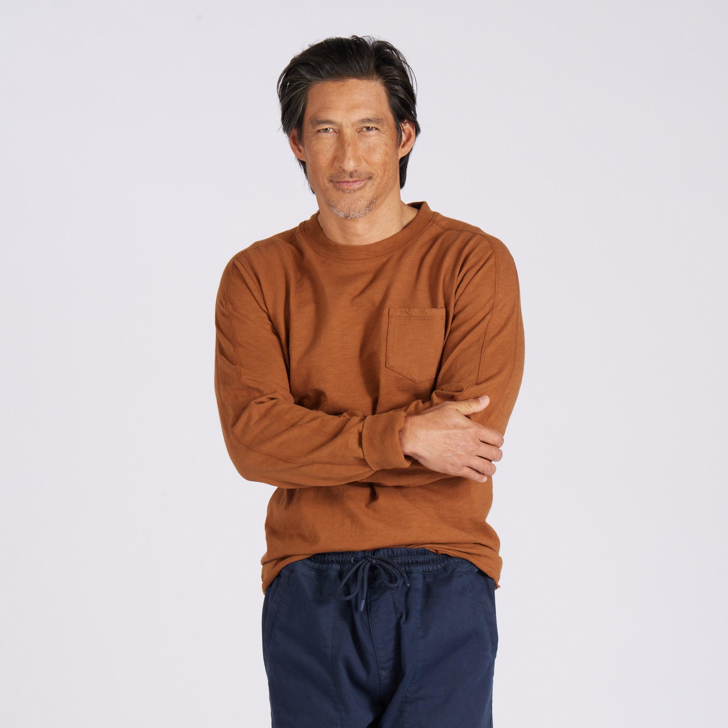 New Cooper Garment Dyed Pocket Tee - Monks Robe Product Image