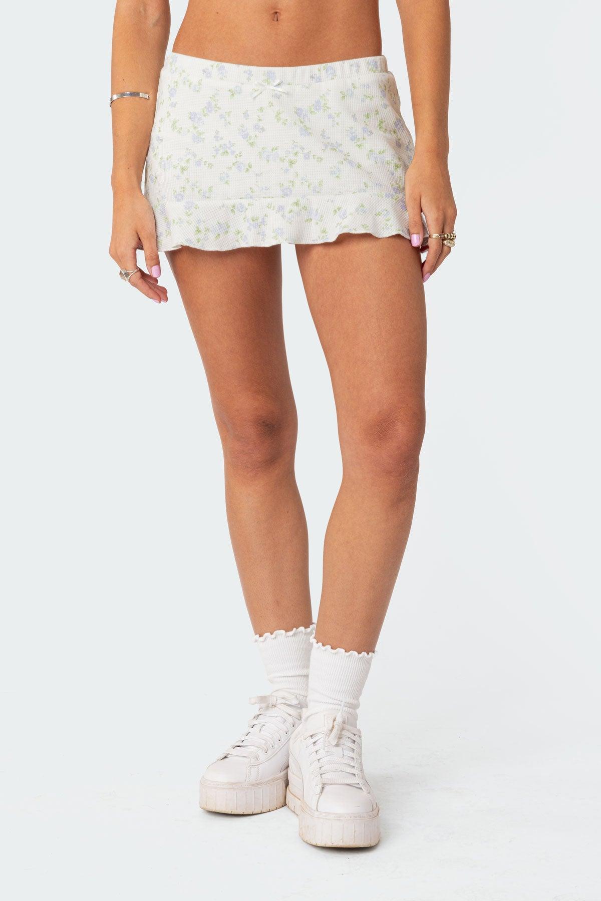 Daydream Printed Waffle Mini Skort Product Image