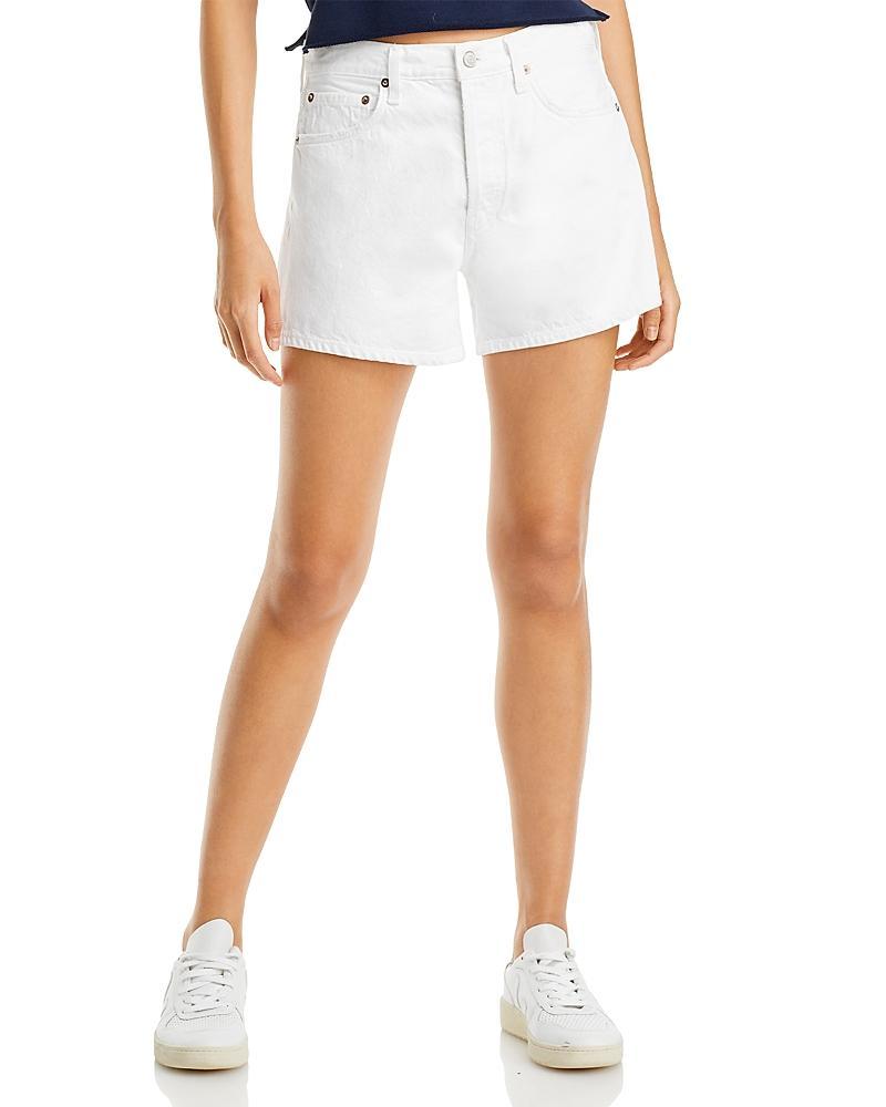 Womens Parker Long Denim Shorts Product Image