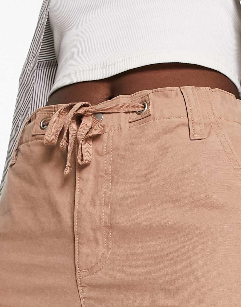 ASOS DESIGN cargo shorts in tan Product Image