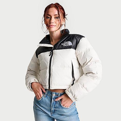 Womens Nuptse Cropped Down Puffer Jacket Product Image