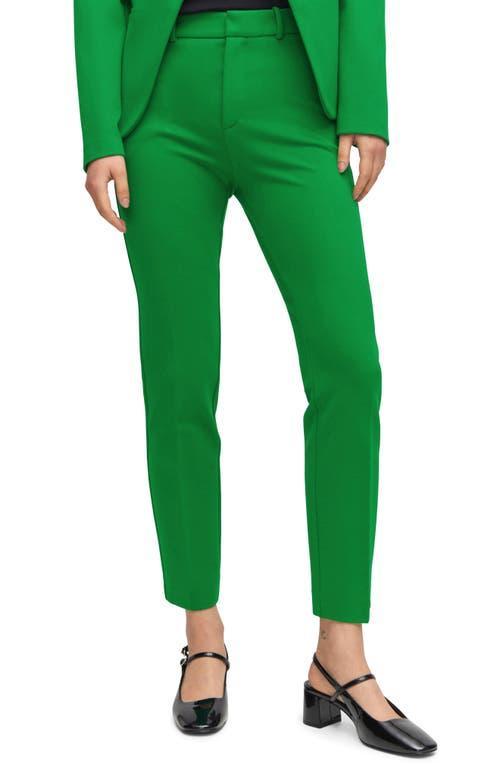 MANGO Rome Knit Straight Leg Pants Product Image