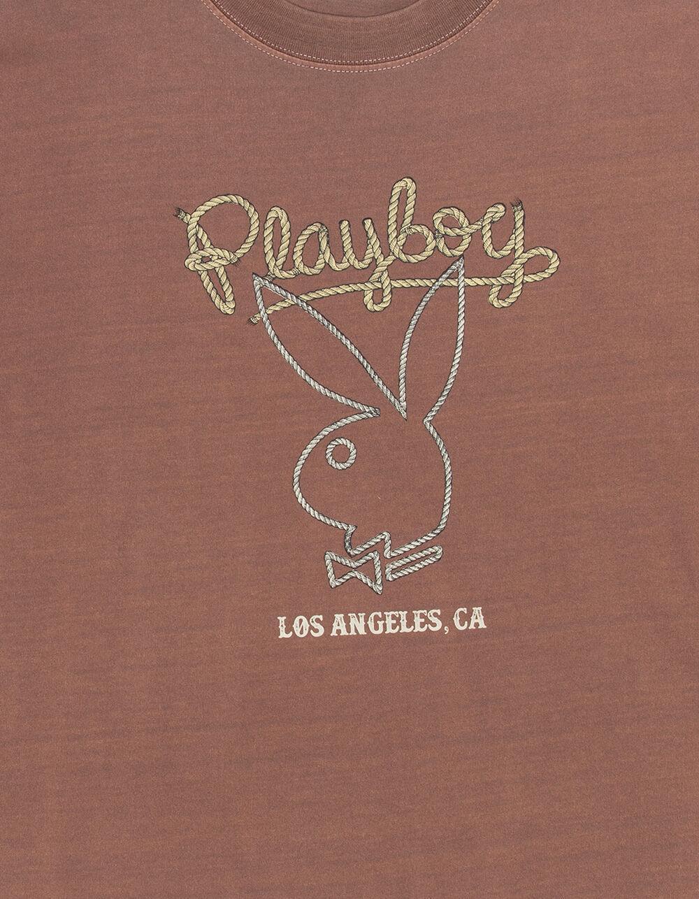 PLAYBOY Lasso Logo Mens Boxy Tee Product Image