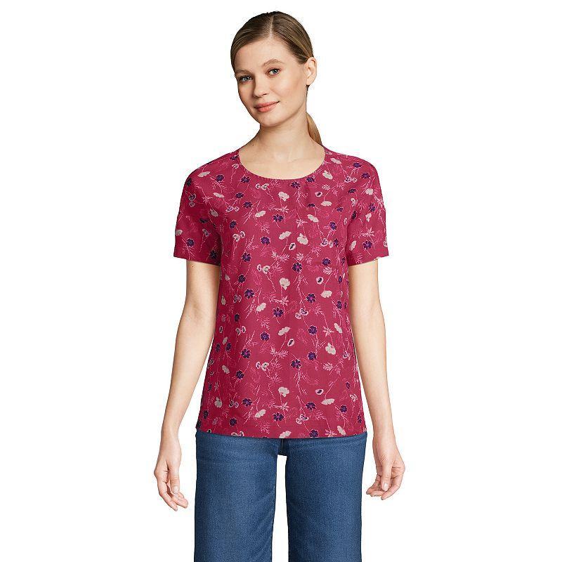 Petite Lands End Short Sleeve Tee, Womens Product Image