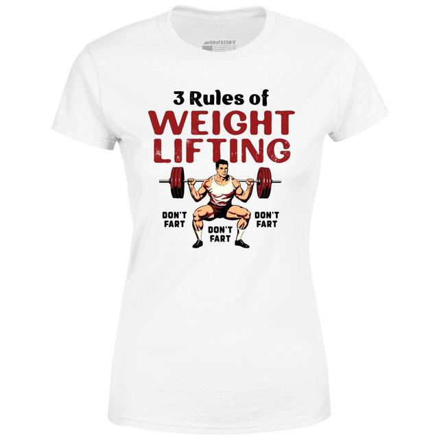 3 Rules of Weightlifting - Women's T-Shirt Female Product Image