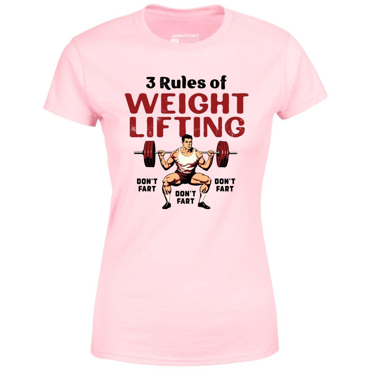 3 Rules of Weightlifting - Women's T-Shirt Female Product Image