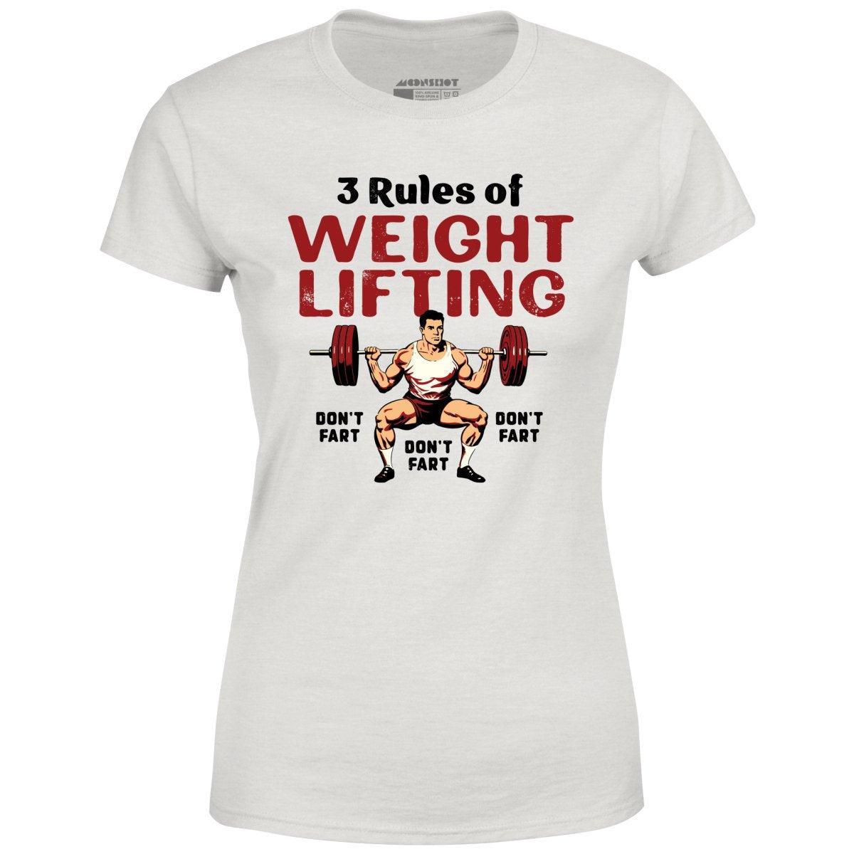 3 Rules of Weightlifting - Women's T-Shirt Female Product Image