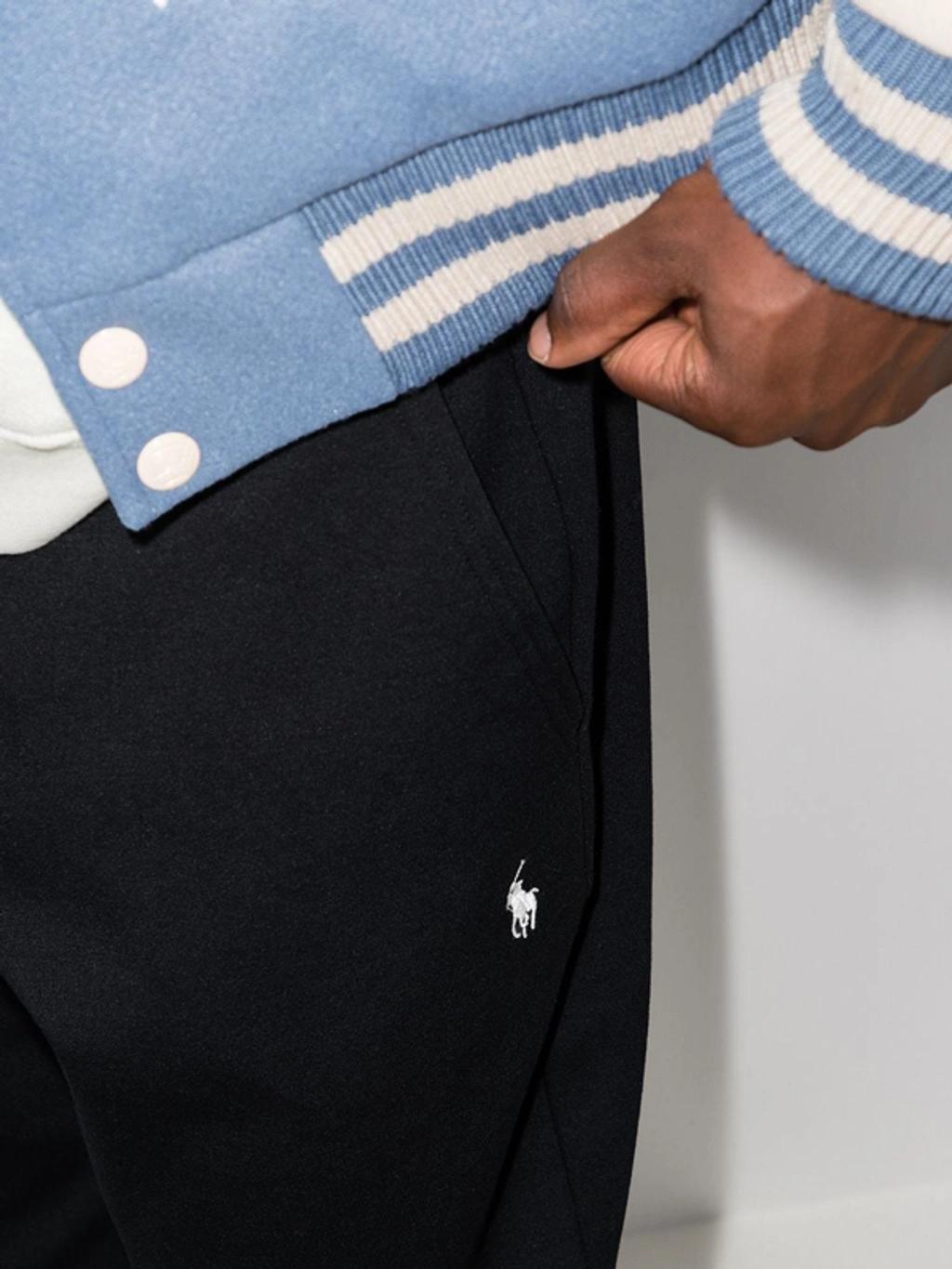 POLO RALPH LAUREN Black Logo Tapered Track Pants Product Image