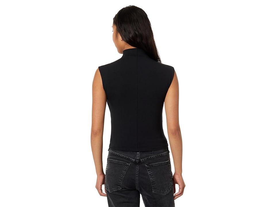 Madewell Funnel Neck Muscle Tee (True ) Women's Clothing Product Image