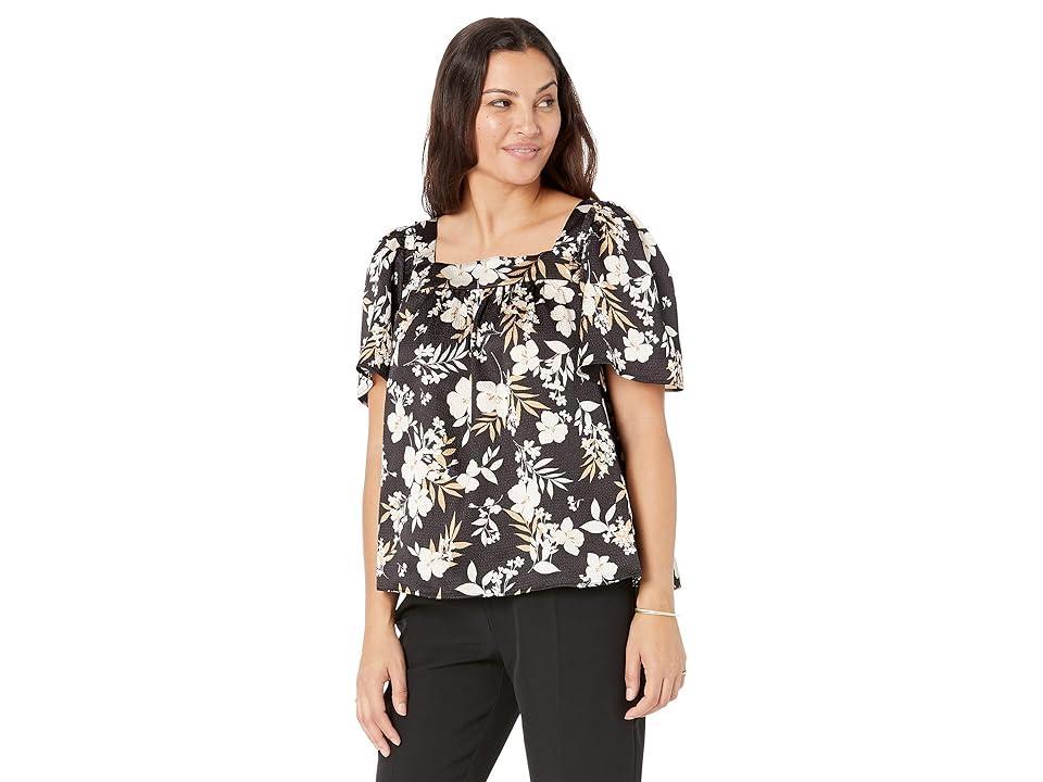 Draper James Maren Top in Midnight Magnolia (Belle Meade ) Women's Clothing Product Image