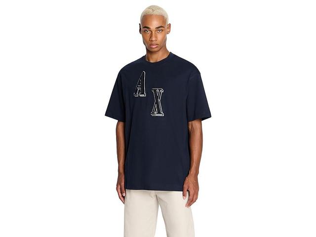 Armani Exchange Collegiate AX Logo Tee Men's Clothing Product Image