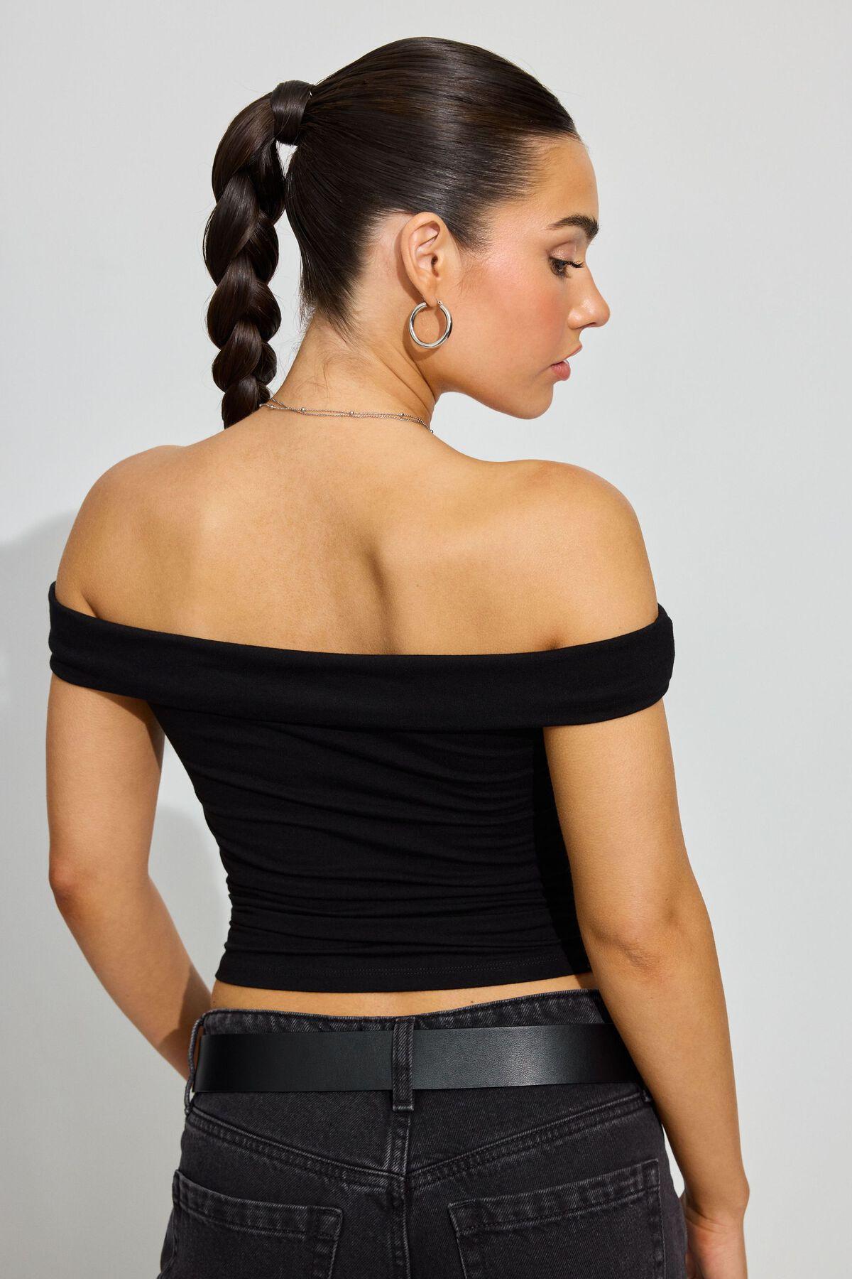 Twist Front Off Shoulder Top Product Image