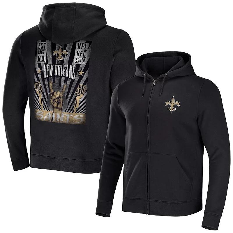 Mens NFL x Darius Rucker Collection by Fanatics New Orleans Saints Rocker Full-Zip Hoodie Product Image