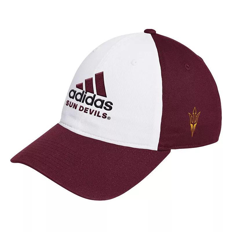 Mens adidas /Maroon Arizona State Sun Devils Slouch Adjustable Hat Product Image