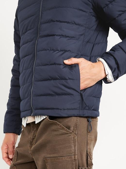 Water-Resistant Narrow-Channel Puffer Jacket Product Image