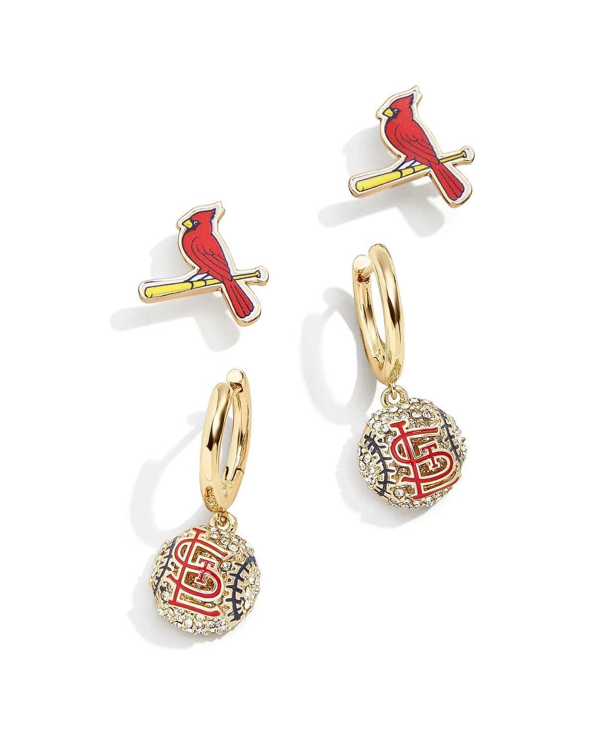 Womens Baublebar St. Louis Cardinals Team Earrings Set Product Image