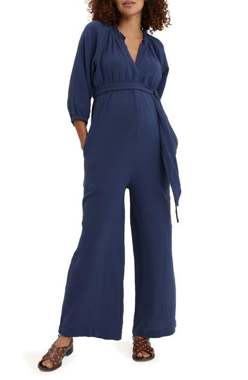 Nom Maternity Alma Maternity/Nursing Jumpsuit Product Image