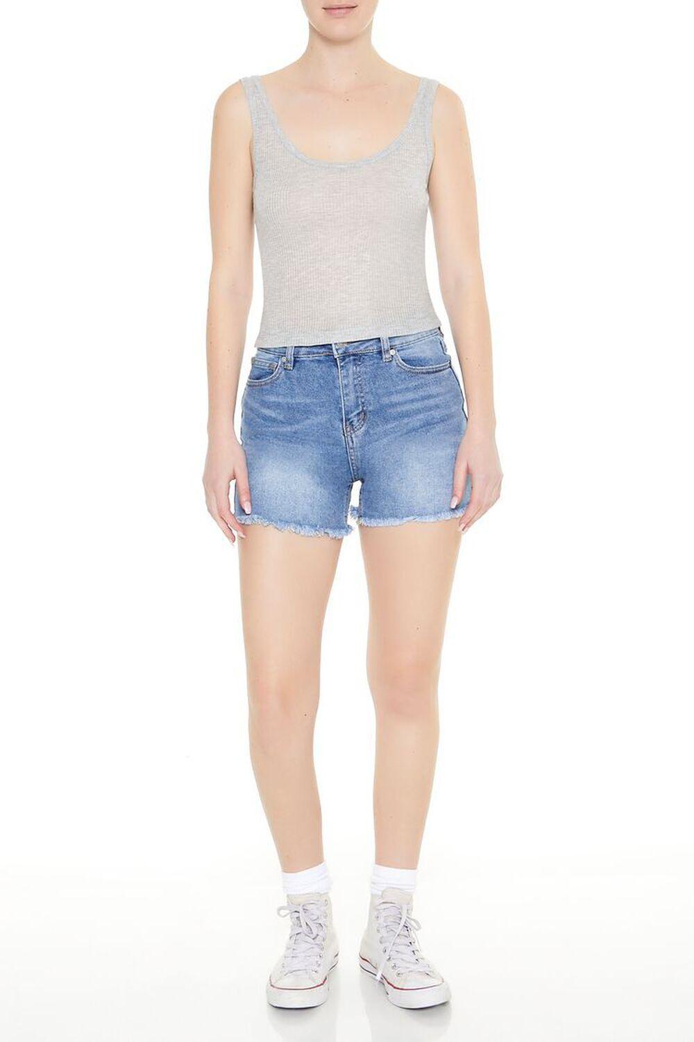 High-Rise Denim Shorts | Forever 21 Product Image