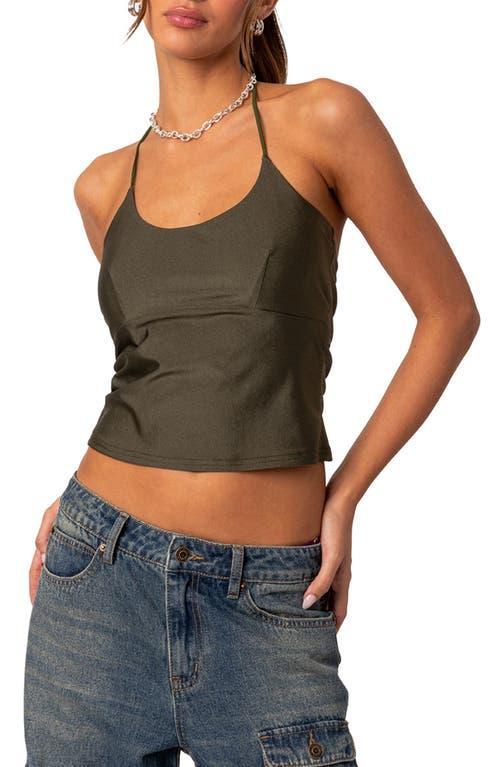 EDIKTED Sara Crop Halter Top Product Image