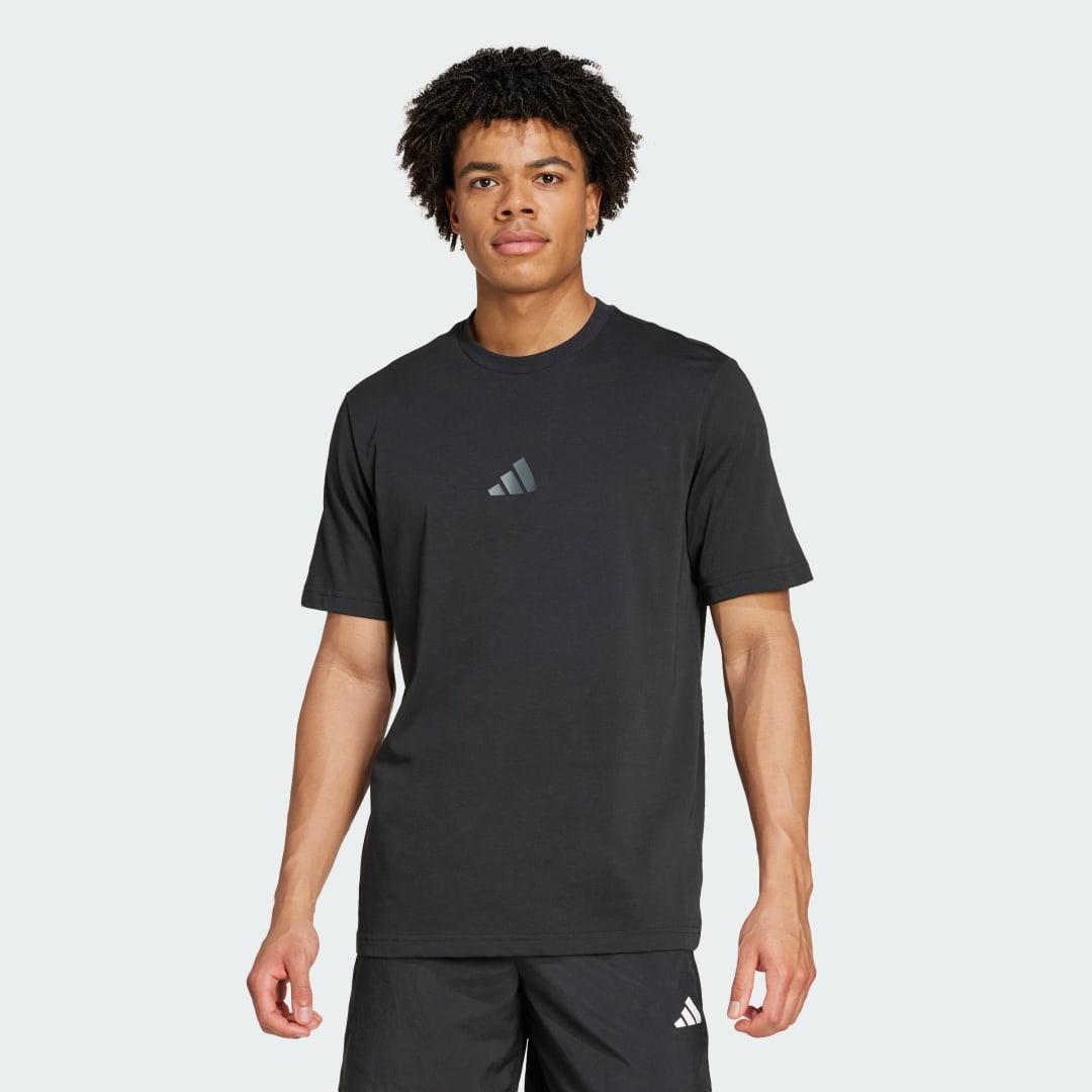 adidas Strength Graphic Tee Black XL Mens Product Image