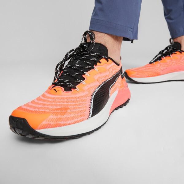 PUMA SEASONS Fast-Trac NITROâ¢ 2 Men's Running Shoes in Neon Sun/Clementine/Black Product Image