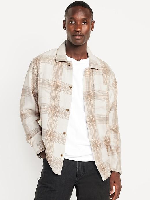 Heavyweight Plaid Flannel Shirt Product Image