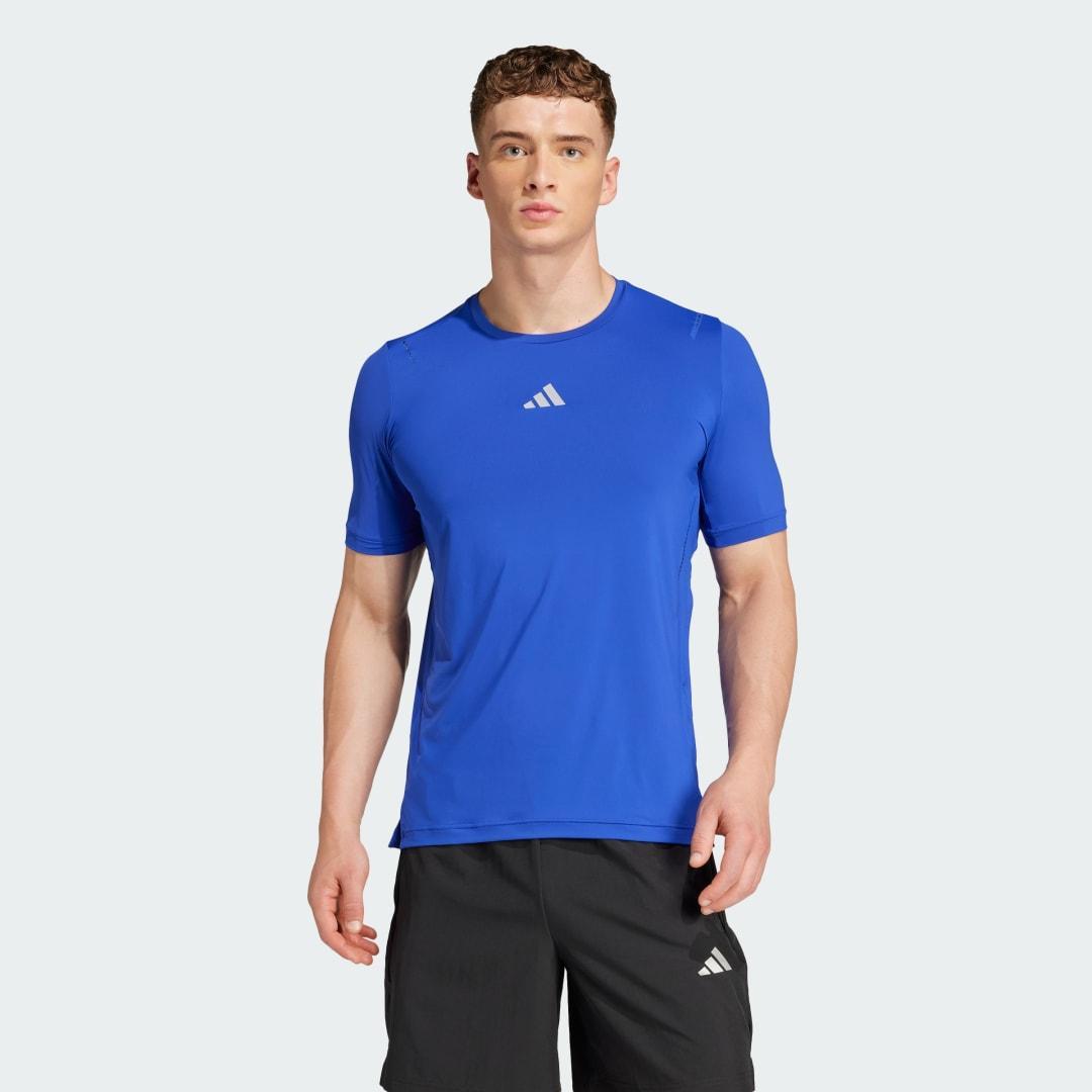 adidas Cool Feel Tee Shadow Olive S Mens Product Image