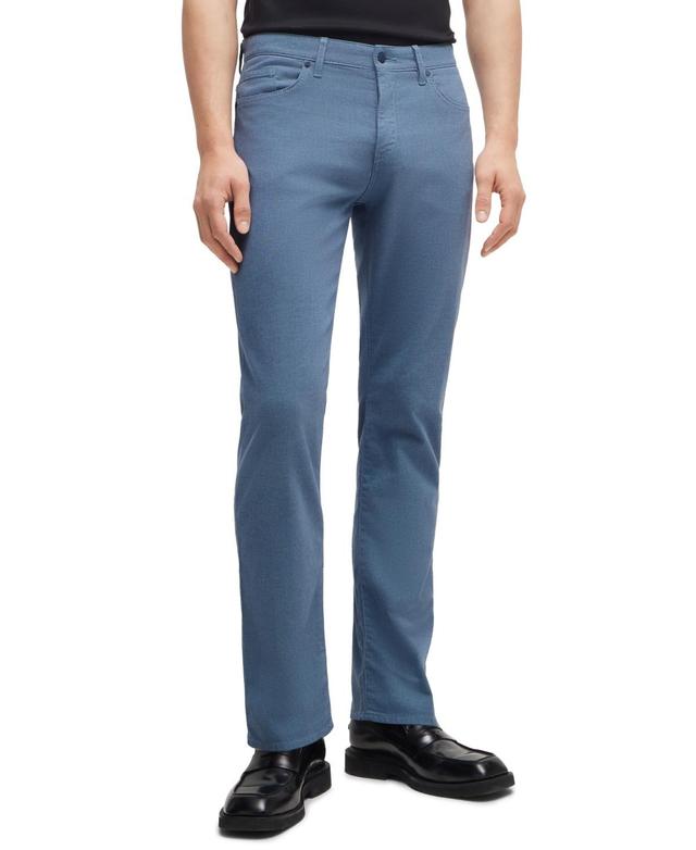 Boss by Hugo Boss Mens Two-Tone Stretch Denim Slim-Fit Jeans Product Image