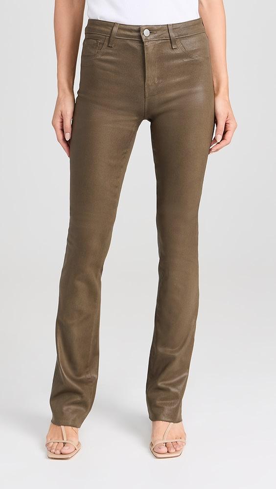 L'AGENCE Ruth Straight Raw Hem Jeans | Shopbop Product Image