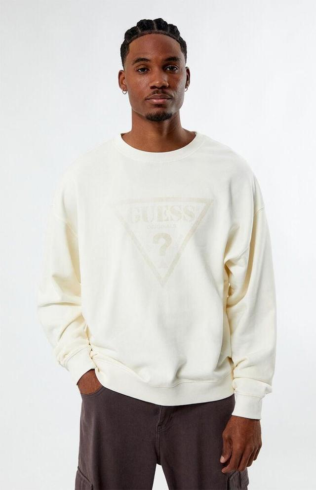 GUESS Originals Men's Vintage Triangle Crew Neck Sweatshirt Product Image