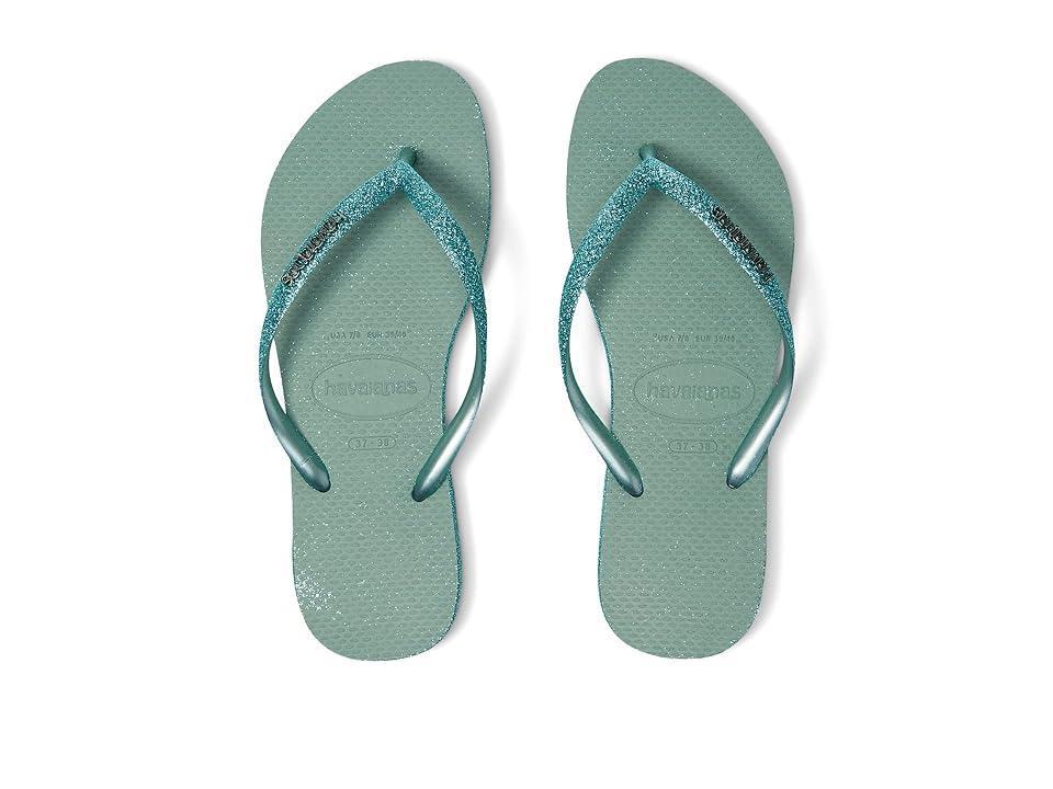 Havaianas Slim Sparkle II Flip Flop Sandal (Clay) Women's Shoes Product Image