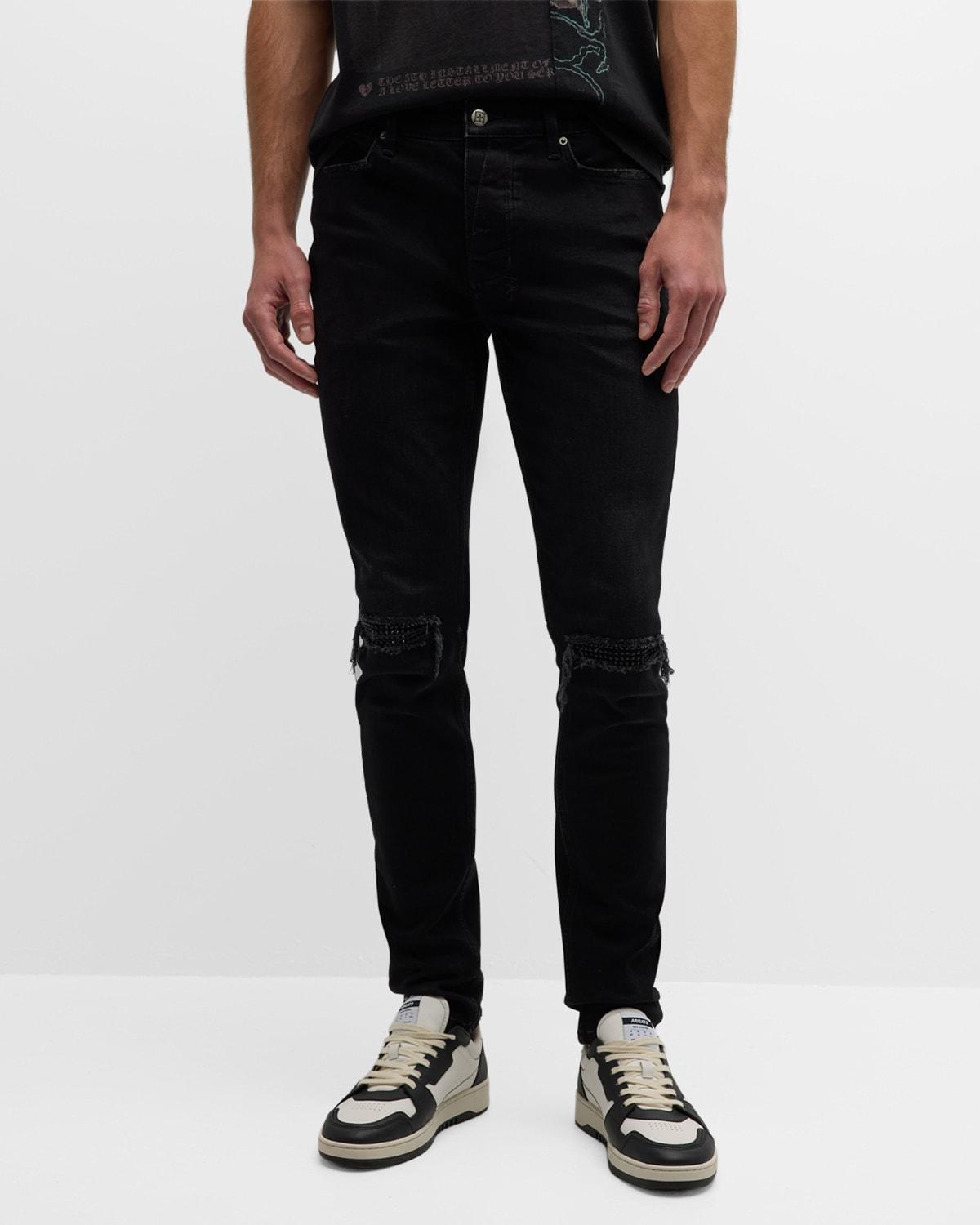 Men's Van Winkle Apex Krystal Repair Skinny Jeans Product Image