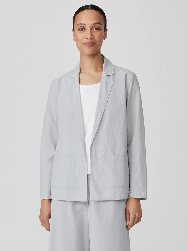 EILEEN FISHER Washed Organic Cotton Poplin Blazerfemale Product Image