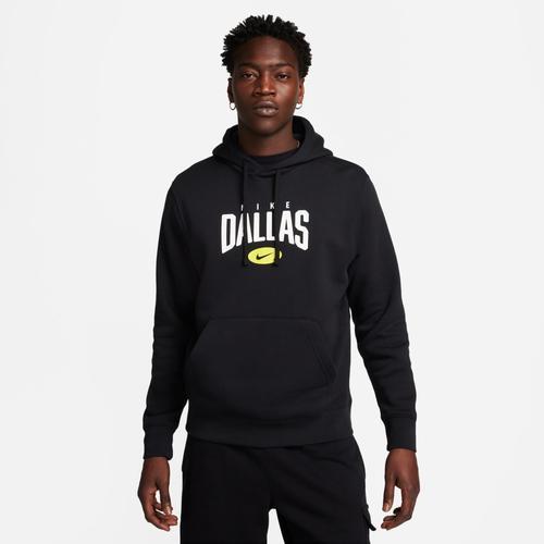 Nike Mens Nike NSW Club City Hoodie - Mens Black/White product image