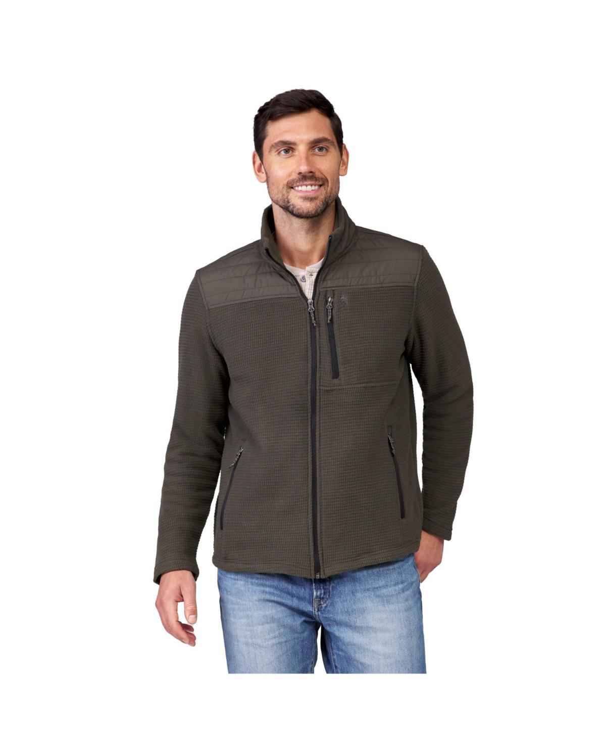 Free Country Mens Grid Fleece Chayote Jacket Product Image