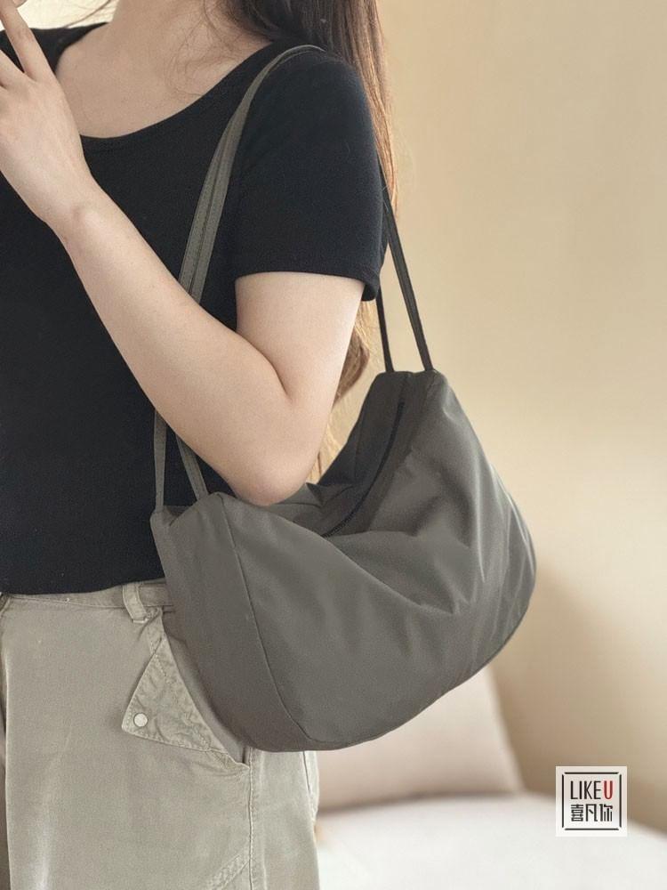 Plain Nylon Crossbody Bag product image