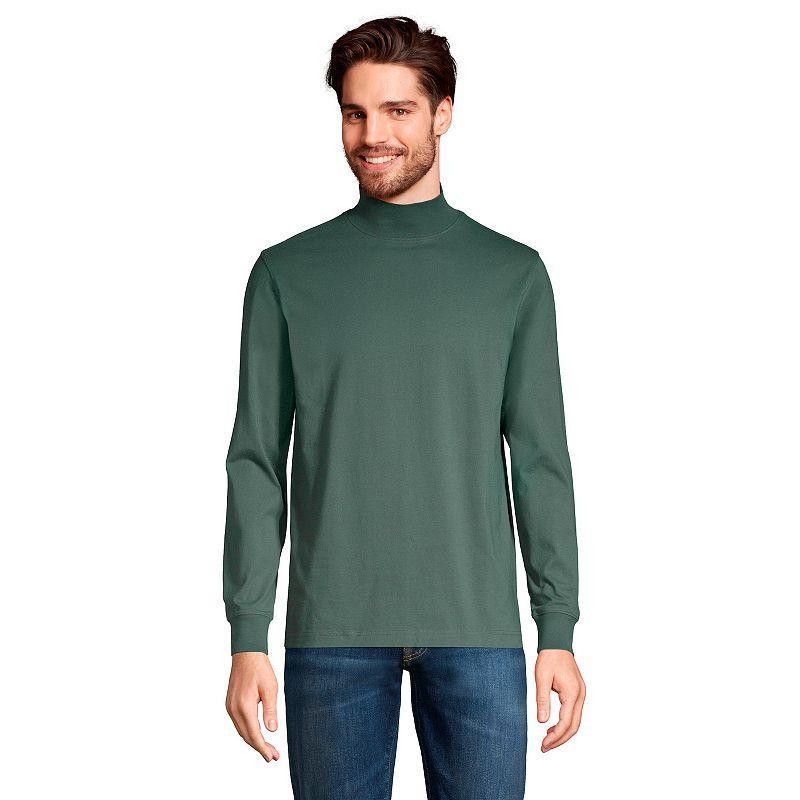 Big & Tall Lands End Super Mock Turtleneck, Mens Product Image