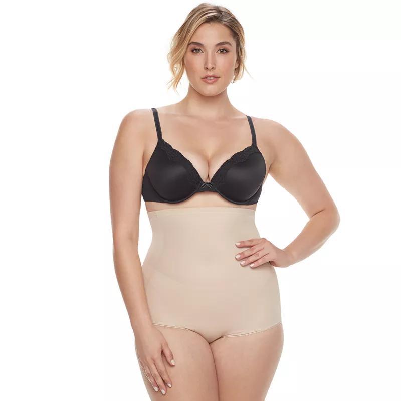 Naomi & Nicole Firm Control Shapewear Plus Size Unbelievable Comfort High Waist Brief 7775, Womens Product Image