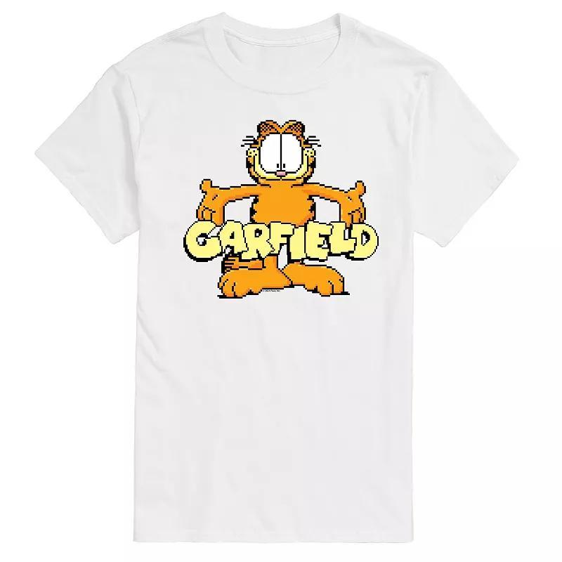 Mens Garfield Standing Logo Graphic Tee Product Image