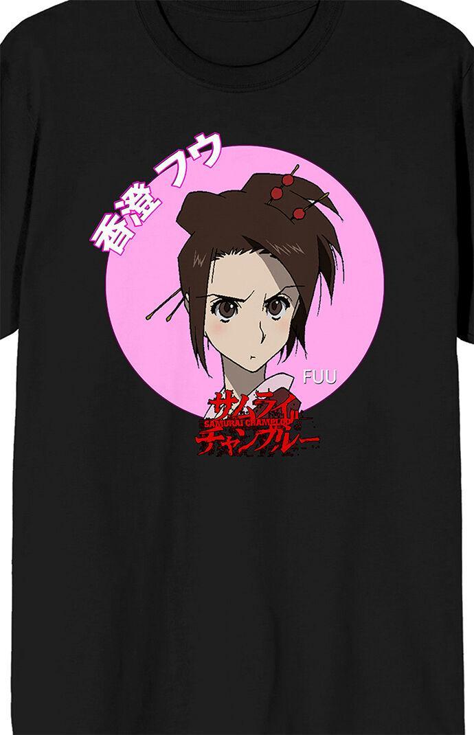 Men's Samurai Champloo Fuu Head T-Shirt Product Image