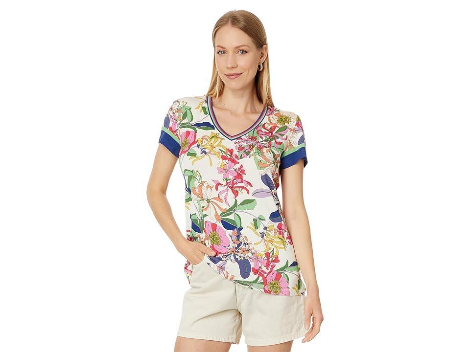 Womens The Janie Favorite Floral Short-Sleeve T-Shirt Product Image