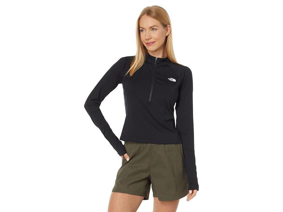 The North Face Class V Water 1/4 Zip Top (TNF ) Women's Clothing Product Image