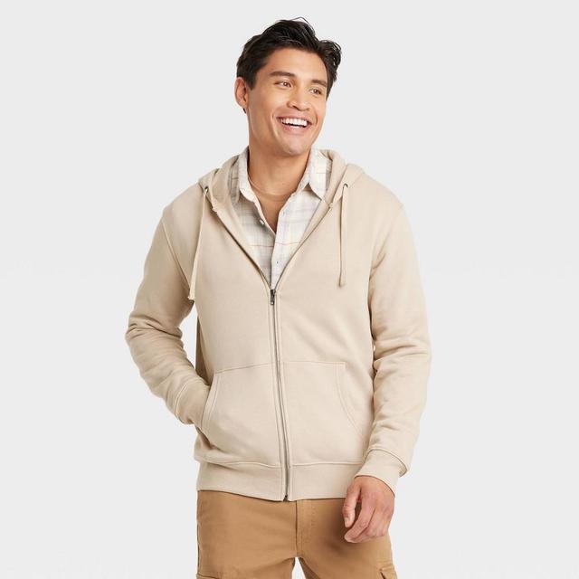 Mens Hooded Collared Sweatshirt - Goodfellow & Co Product Image