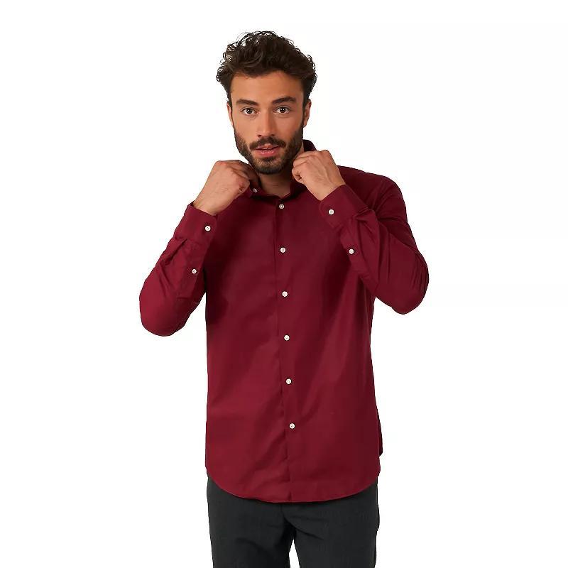 Mens OppoSuits Modern-Fit Dress Shirt Red Product Image