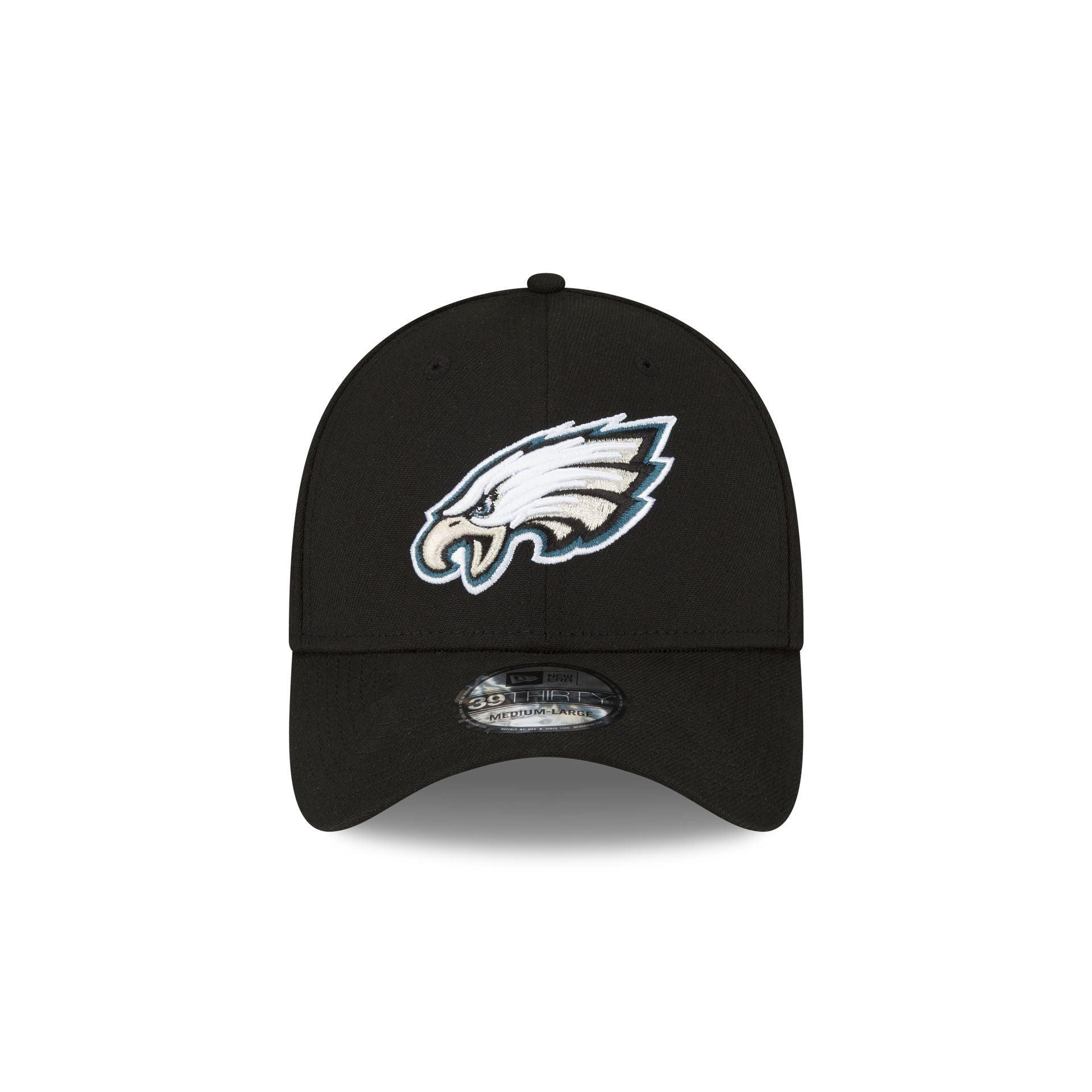 Philadelphia Eagles Team Classic Black 39THIRTY Stretch Fit Hat Male Product Image