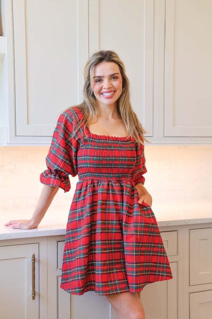 Simply Plaid Dress Product Image