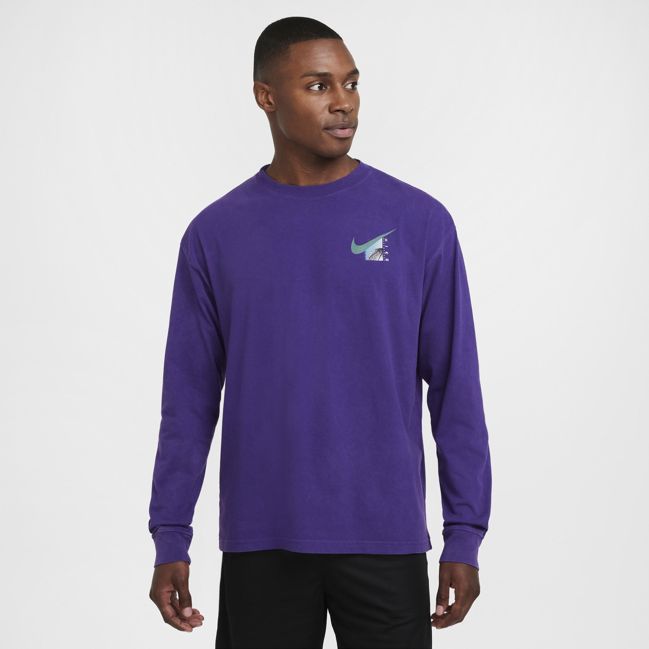 Nike Men's Max90 Long-Sleeve Basketball T-Shirt Product Image