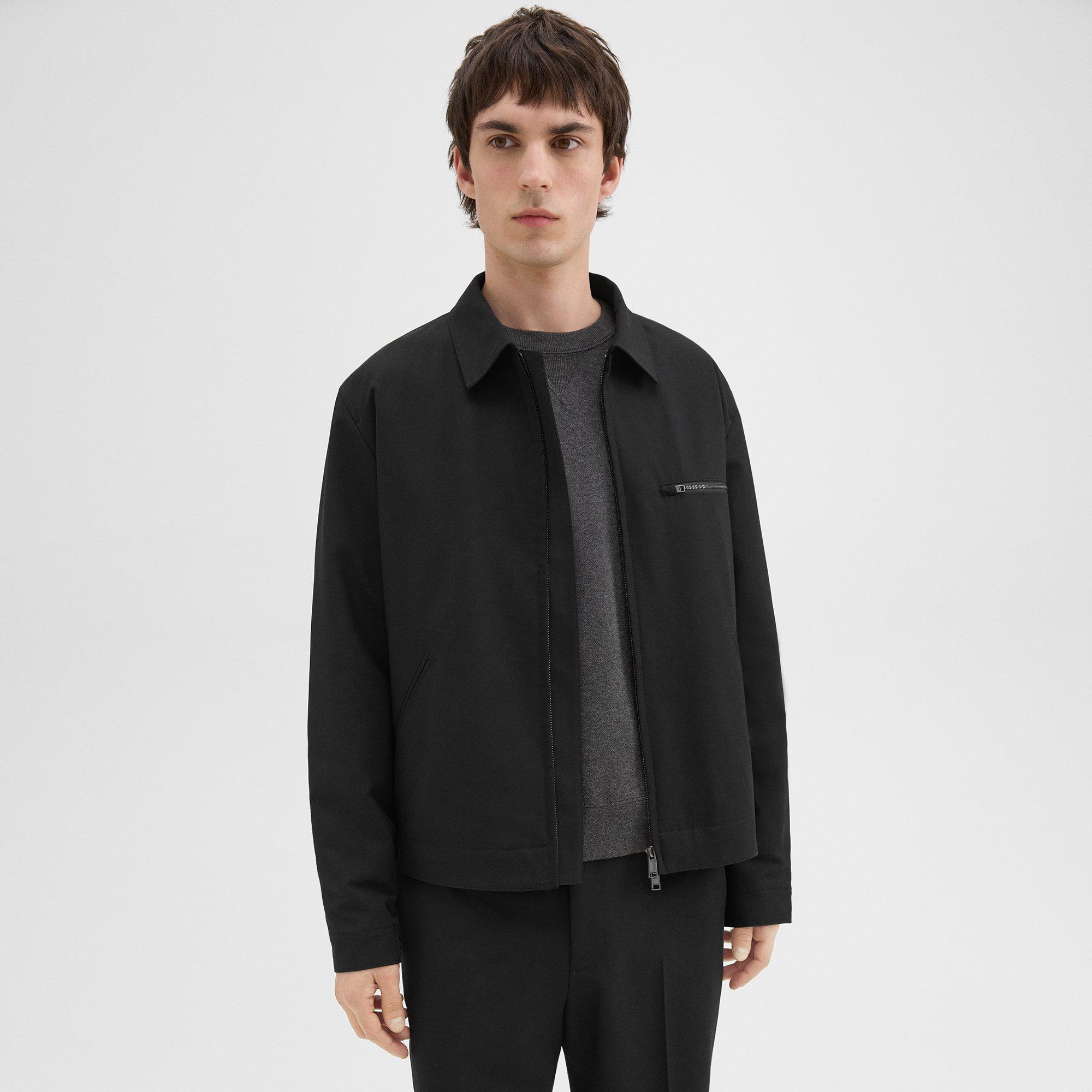 Wool-Blend Twill Workwear Jacket | Theory Product Image