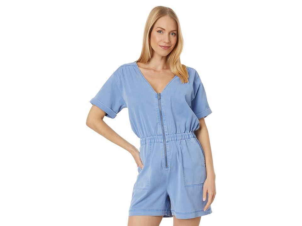 Splendid Emerson Romper (Azure) Women's Jumpsuit & Rompers One Piece Product Image