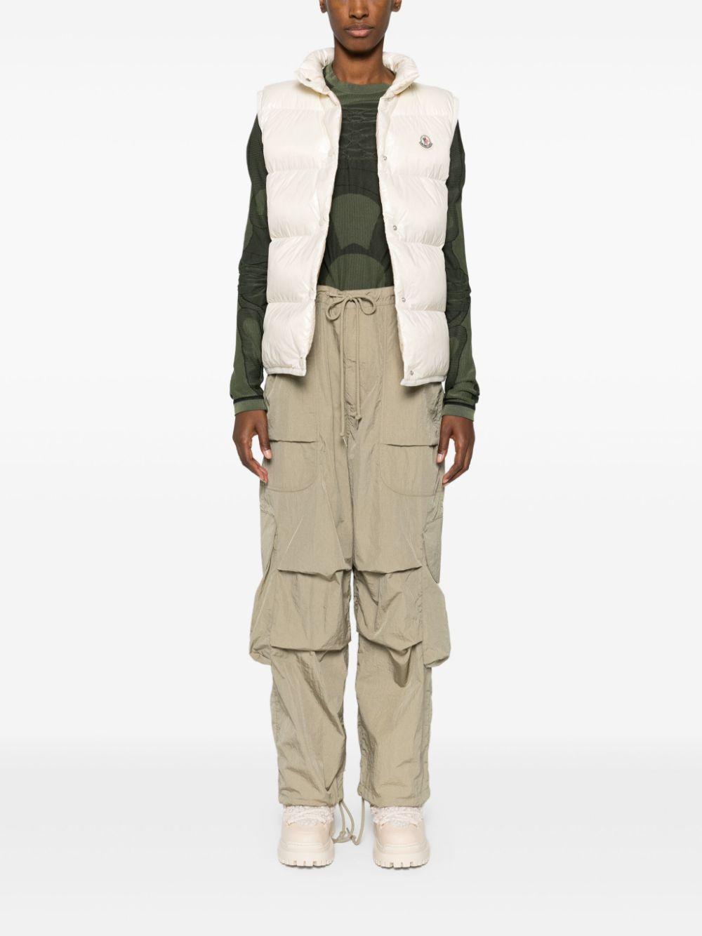 MONCLER Badia Down Vest In White Product Image